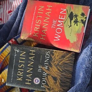 ❤️ Kristin Hannah HC Book lot of 2 The Four Winds 2021 & The Women 2024 Novels